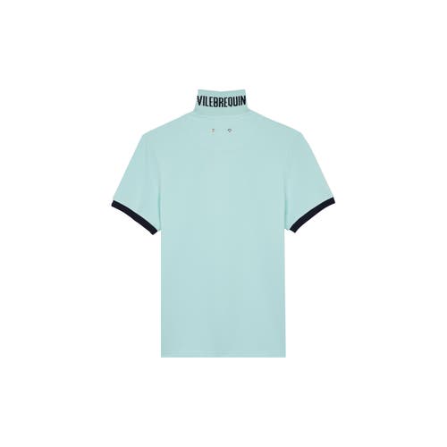 Vilebrequin Turtle-embroidered Polo Shirt In Pacific