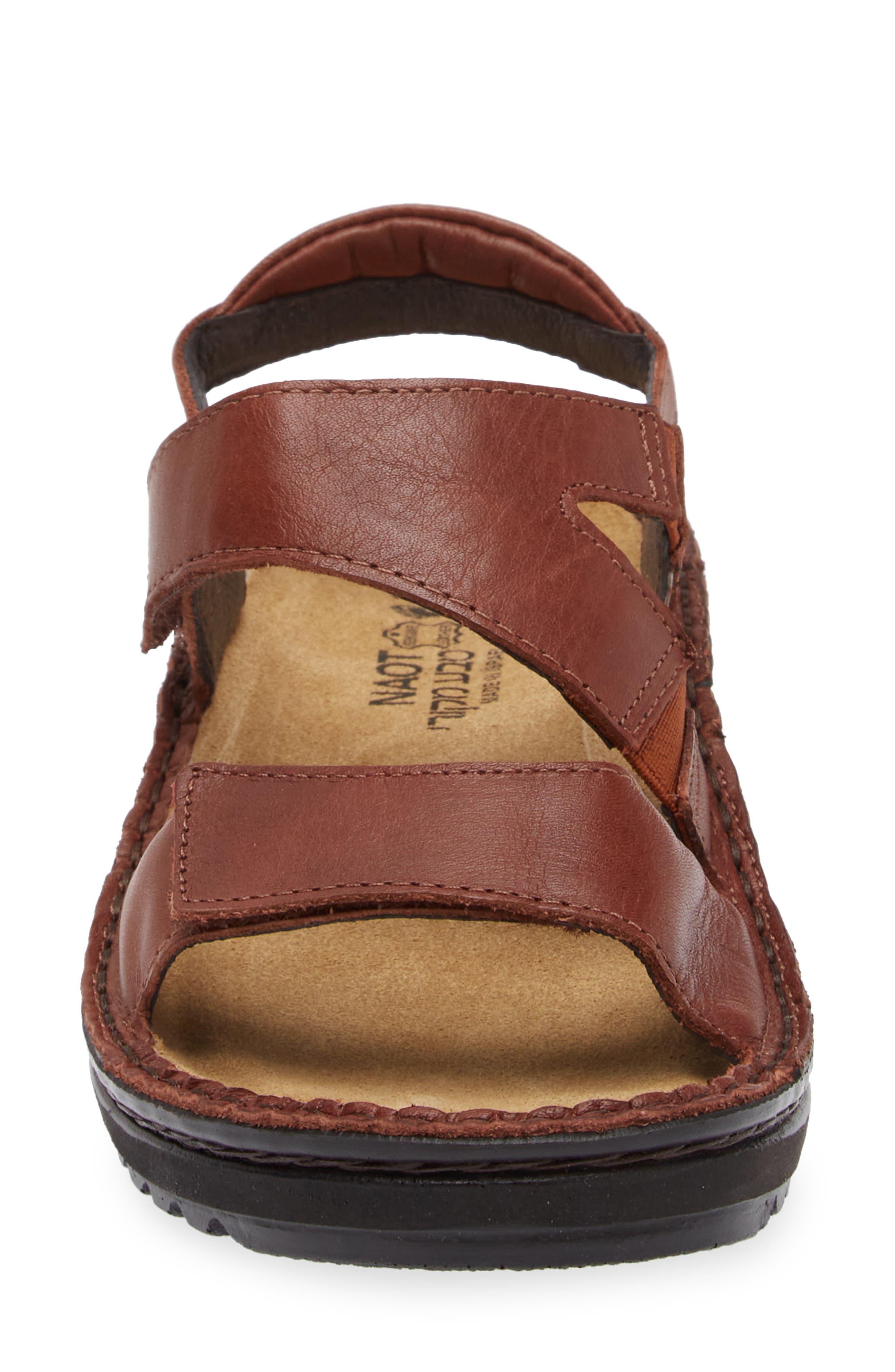 Naot Enid Sandal, Alternate, color, Soft Chestnut Leather