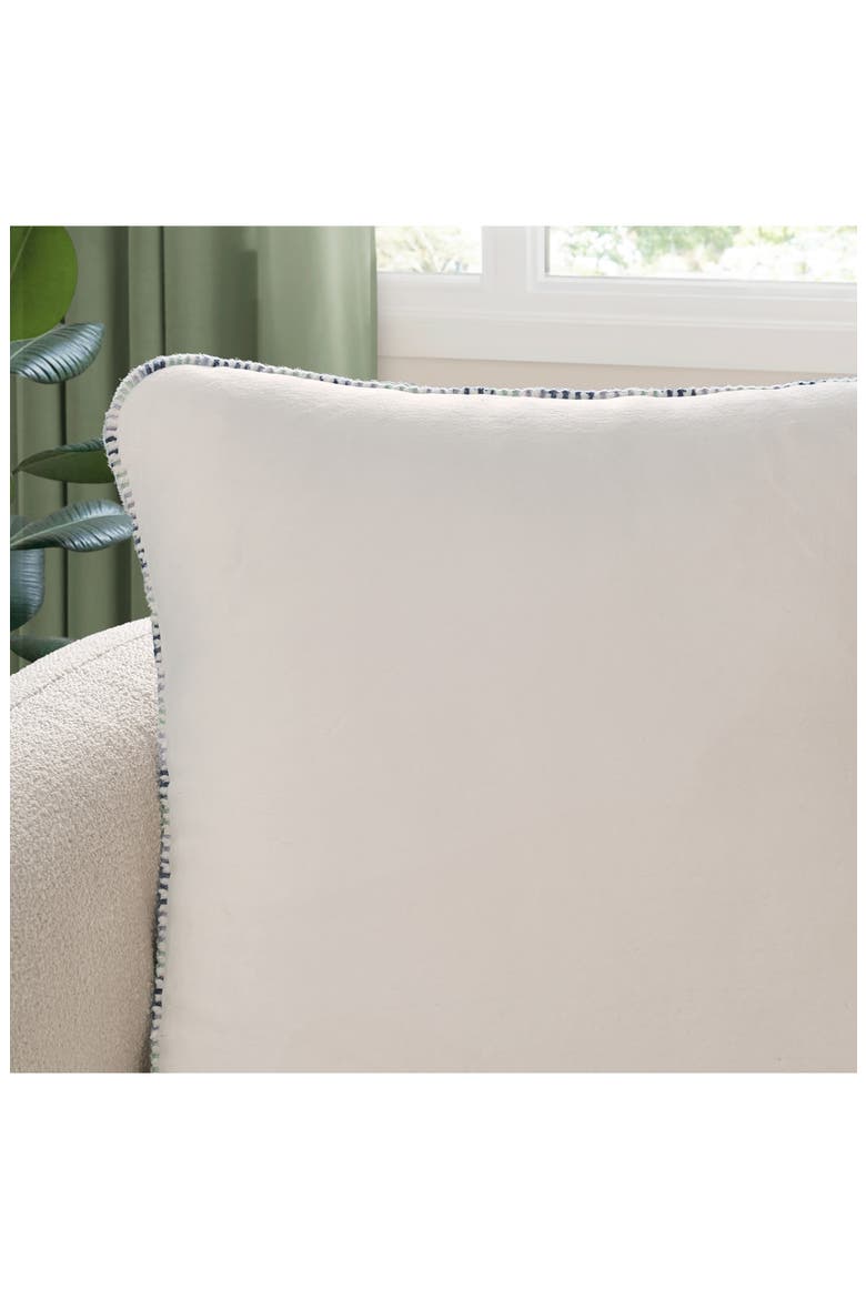 Coco Color Stitch Accent Pillow, Alternate, color, SNOW