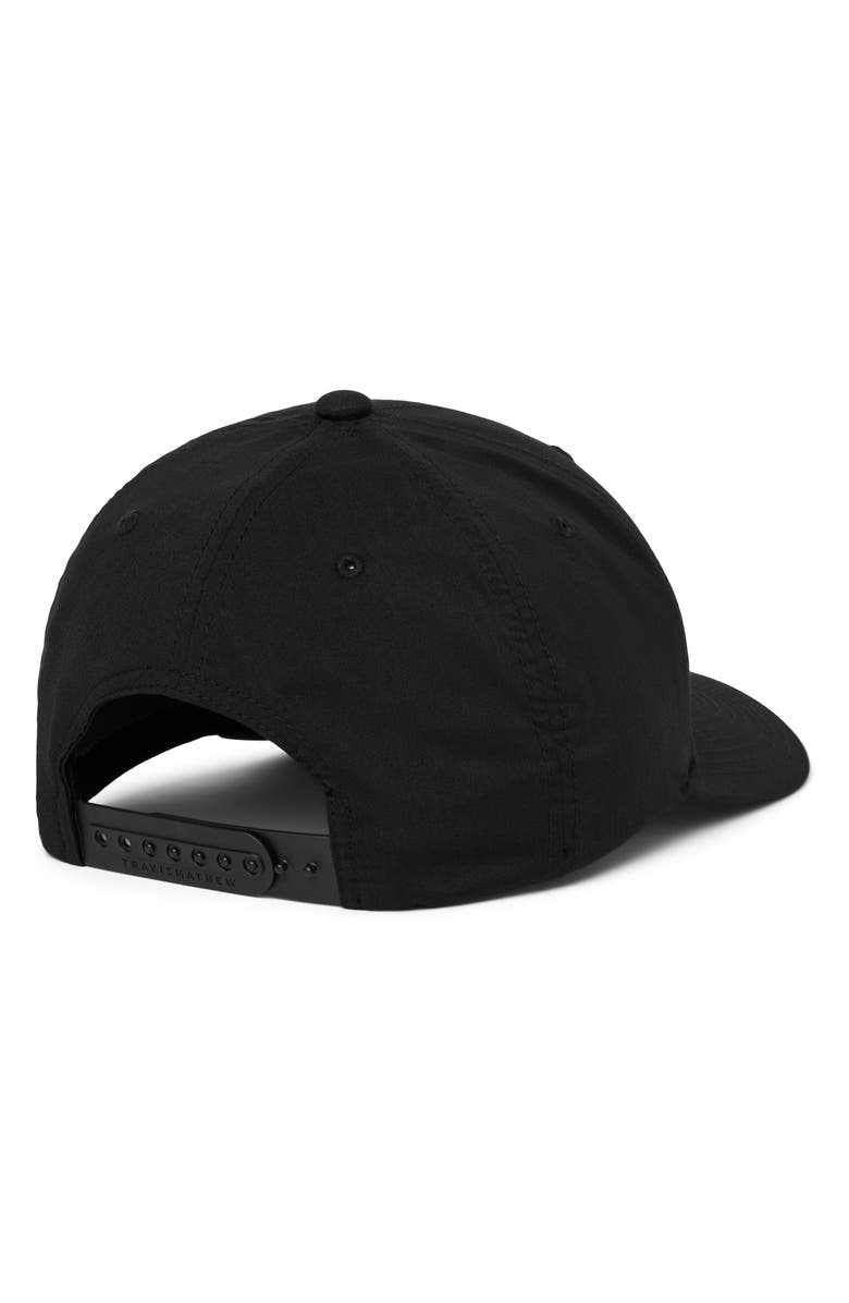 TravisMathew Word of Mouth Snapback Baseball Cap, Alternate, color, Black