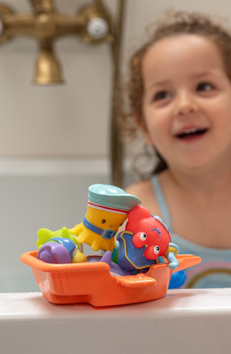 NUBY Pirate Pal Bath Toys, Alternate, color, Multi