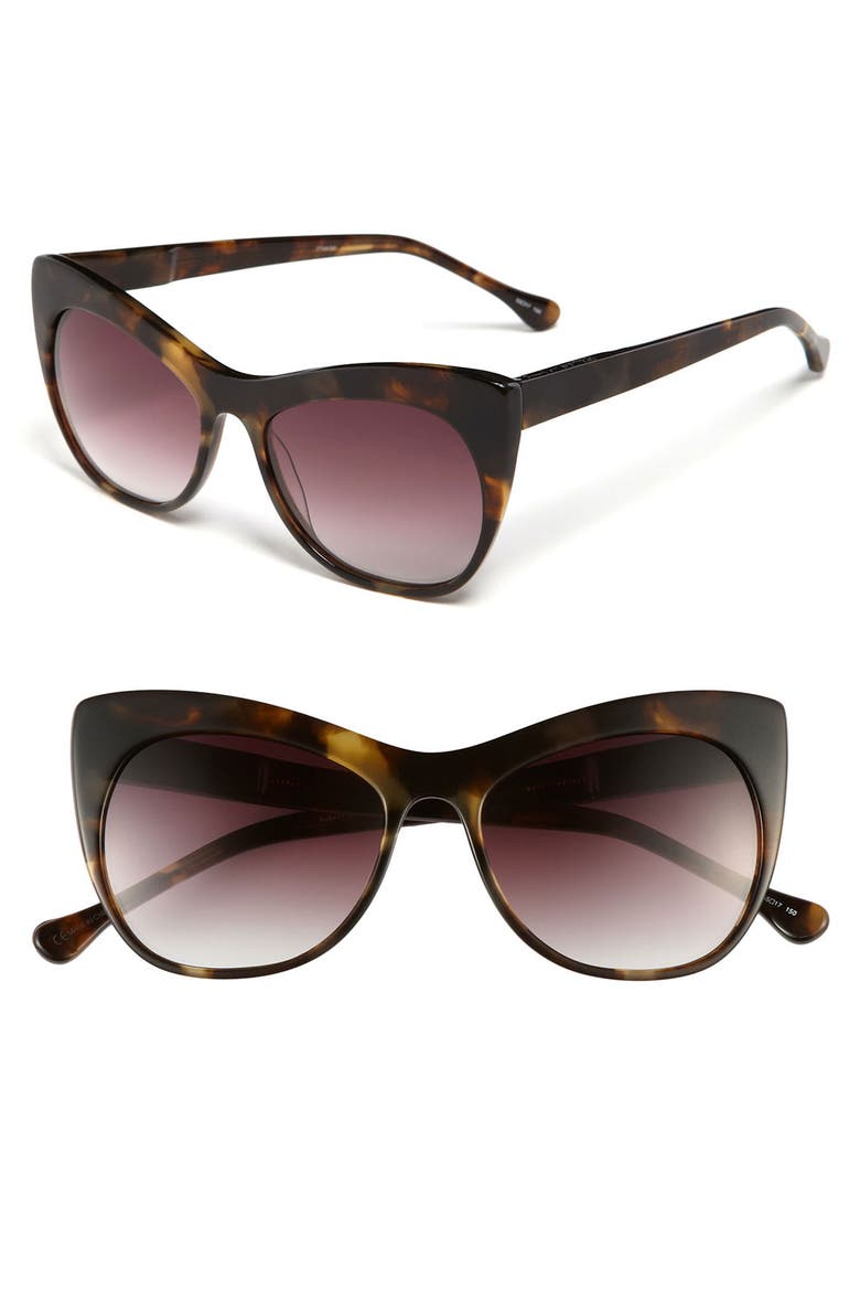 'Lafayette' 55mm Sunglasses, Main, color, WINTER TORTOISE