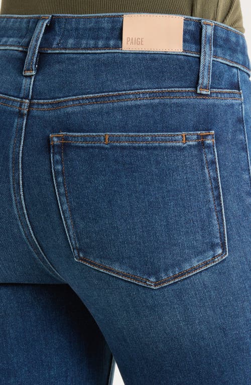 Paige Laurel Canyon High Waist Bootcut Jeans In Blue