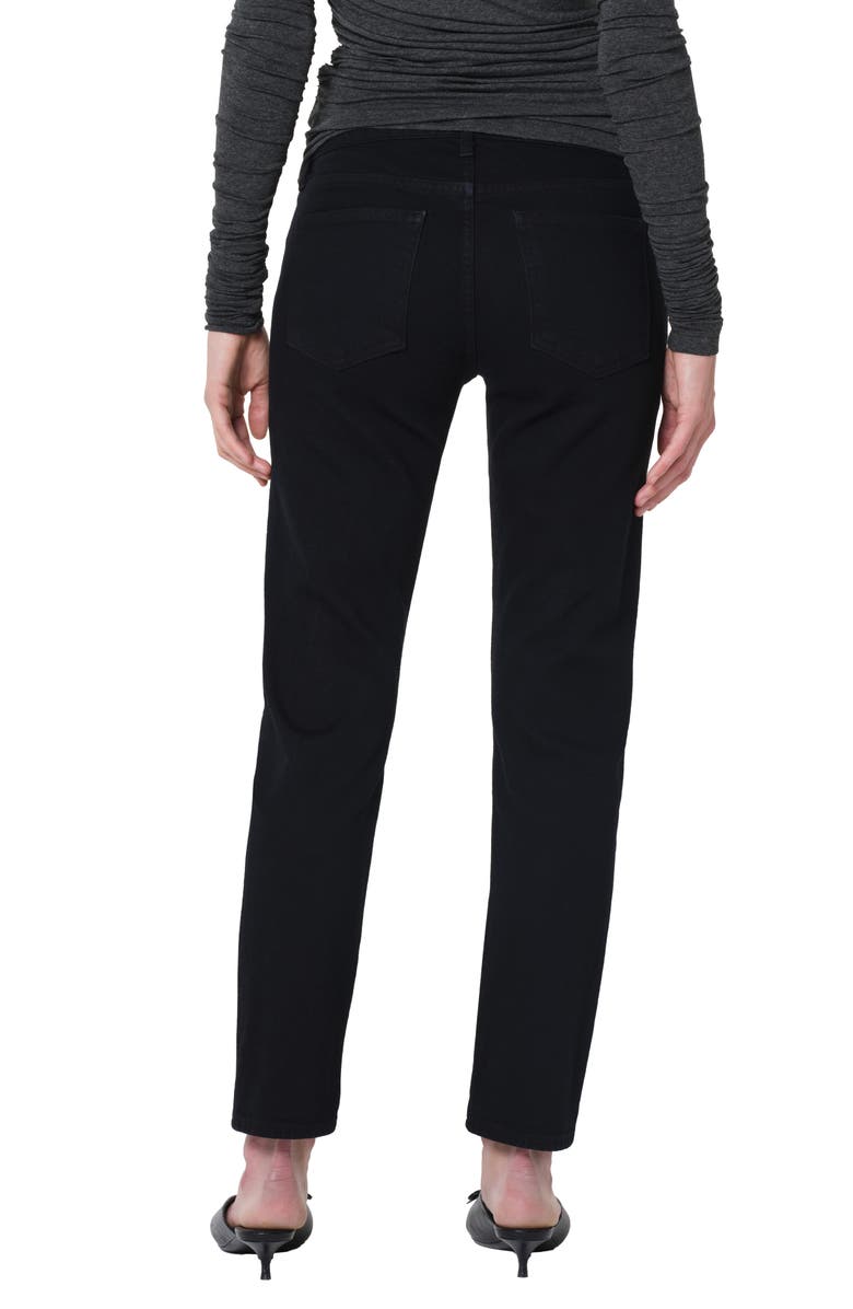 AGOLDE Cocktail Mid Rise Ankle Slim Straight Leg Jeans, Alternate, color, Immersion Black