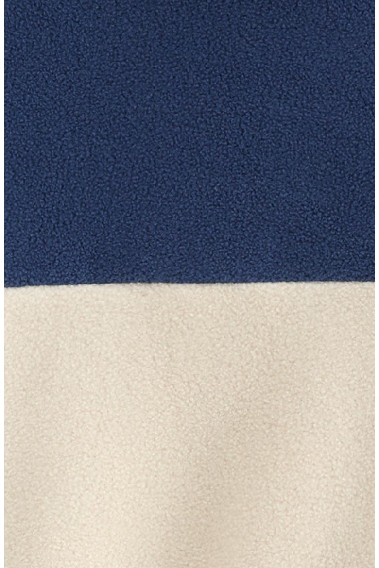 Polar Fleece Jogger Set, Alternate, color, BEIGE OATMEAL FOOTBALL- NAVY