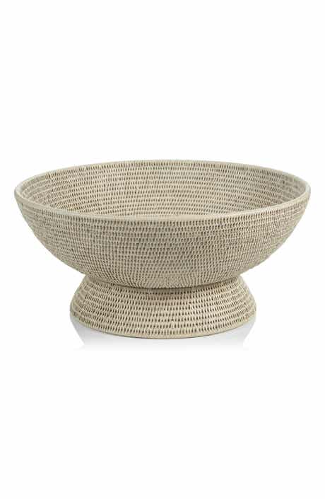 Zodax Surbiton Rattan Footed Bowl