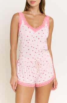 Mellow Out Lace Trim Pajamas