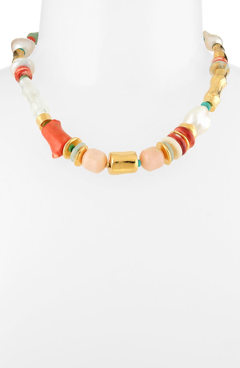 Lizzie Fortunato Souvenir Bamboo Forest Necklace, Alternate, color, 