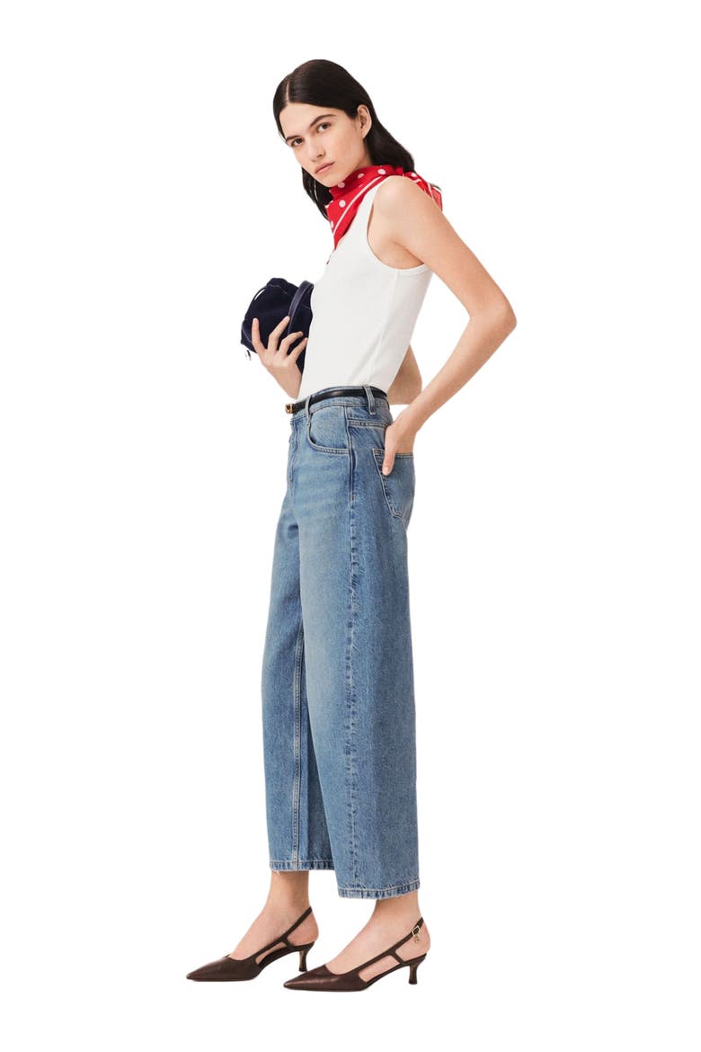 Balloon jeans, Alternate, color, Blue