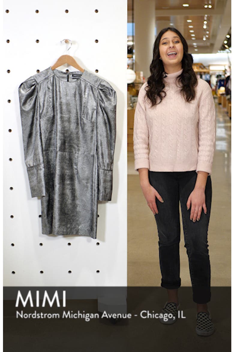 Foil Minidress (Nordstrom Exclusive) video
