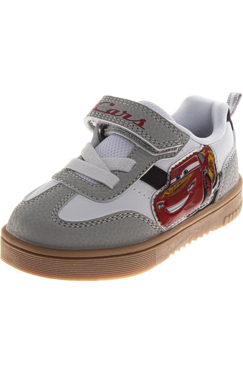 Disney Pixar Cars Lightning McQueen Sneakers Boys, Main, color, Grey White