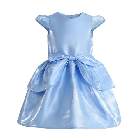 Juliora Puff Sleeve Satin Dress