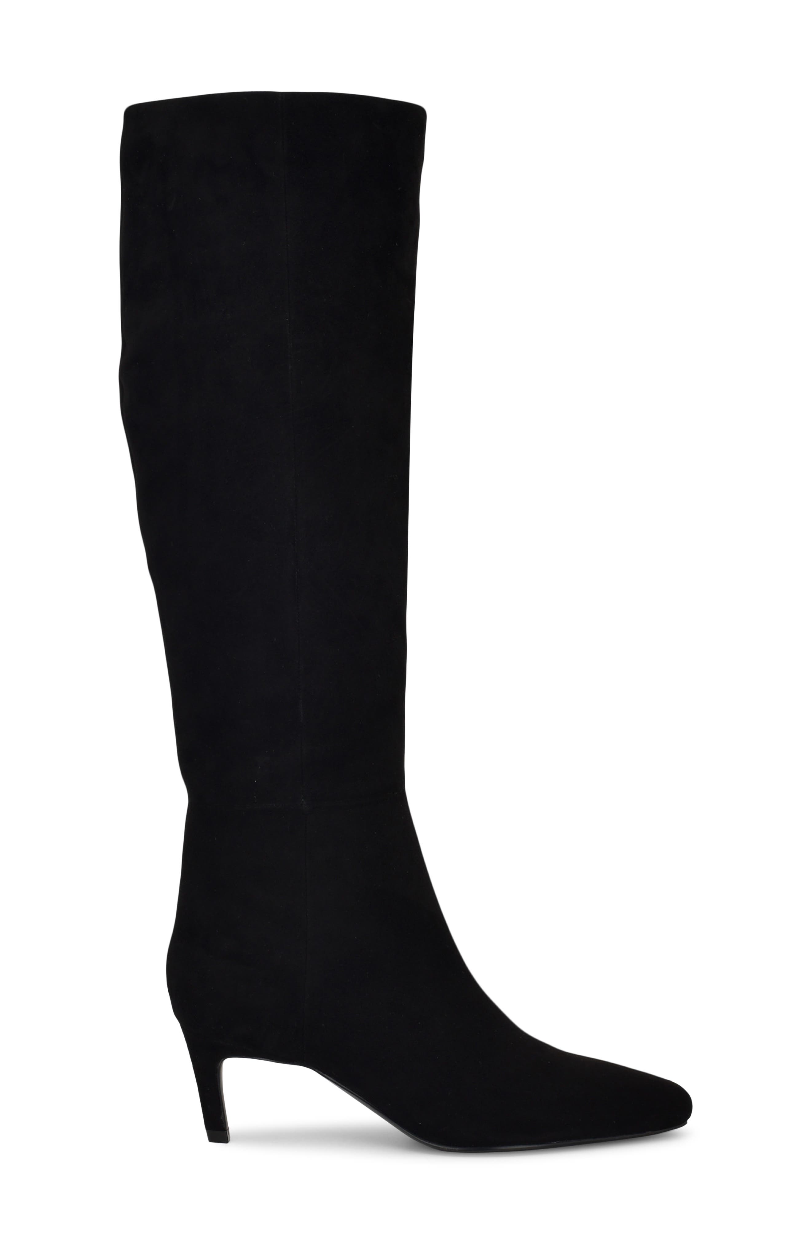 Caddy Knee High Boot, Alternate, color, BLACK SUEDE