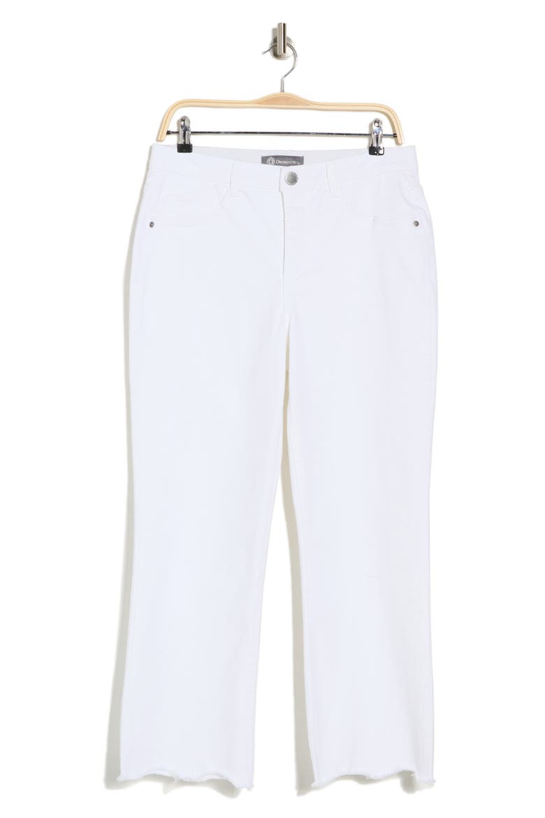 Scallop Hem Barely Boot Jeans, Alternate, color, OPW OPTIC