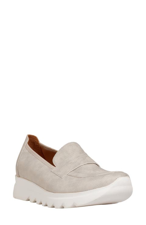 Snoafer Platform Wedge Penny Loafer (Women)