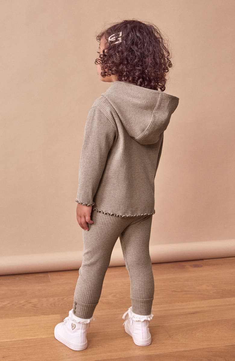 NEXT Kids' Hooded Cardigan & Leggings Set, Alternate, color, 