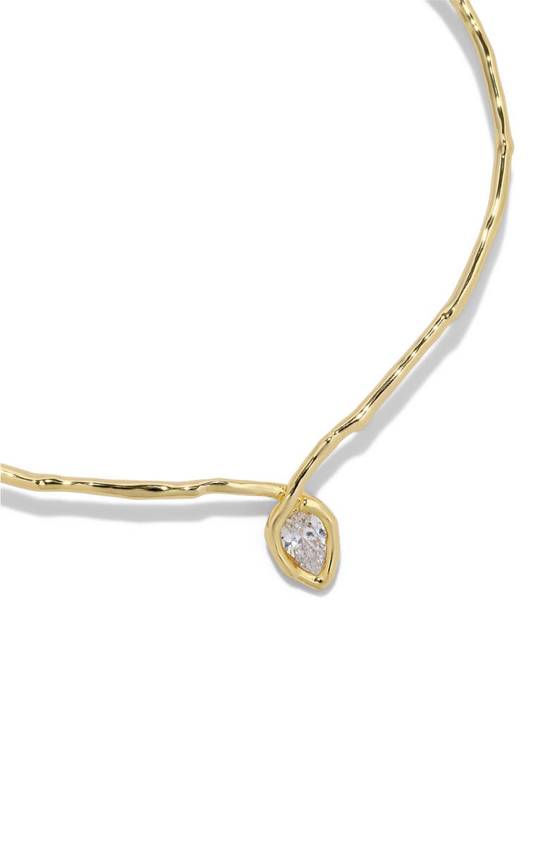 Alexis Bittar Asterales Floating Cubic Zirconia Collar Necklace, Alternate, color, Stones