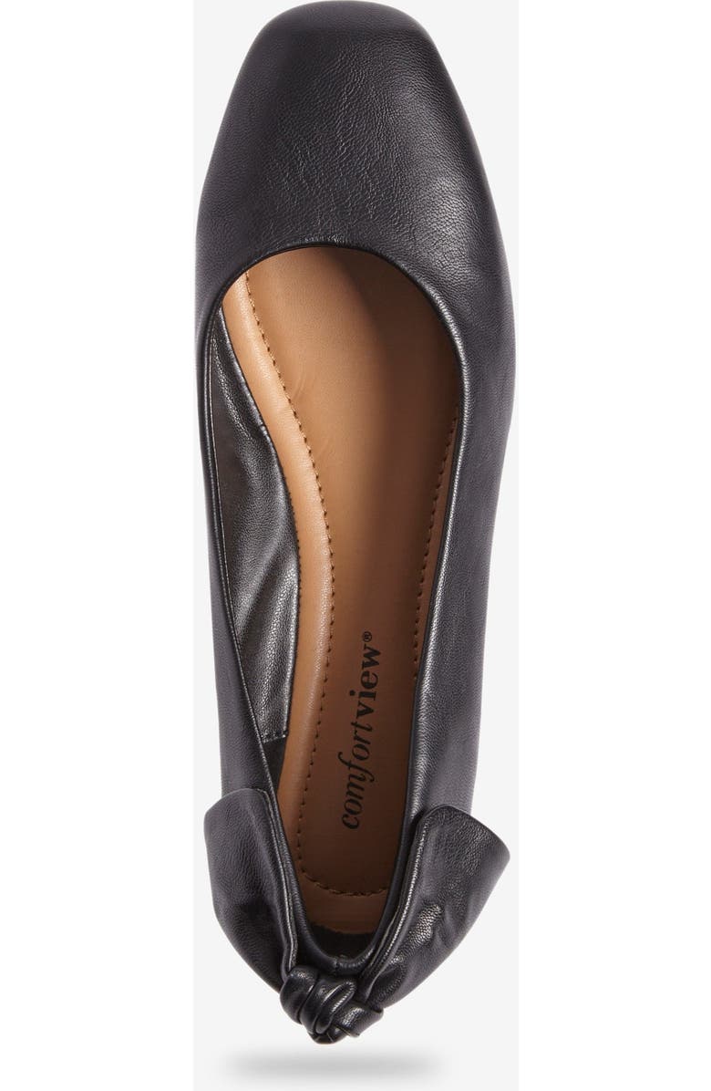 Comfortview The Delia Slip On Flat, Alternate, color, Black