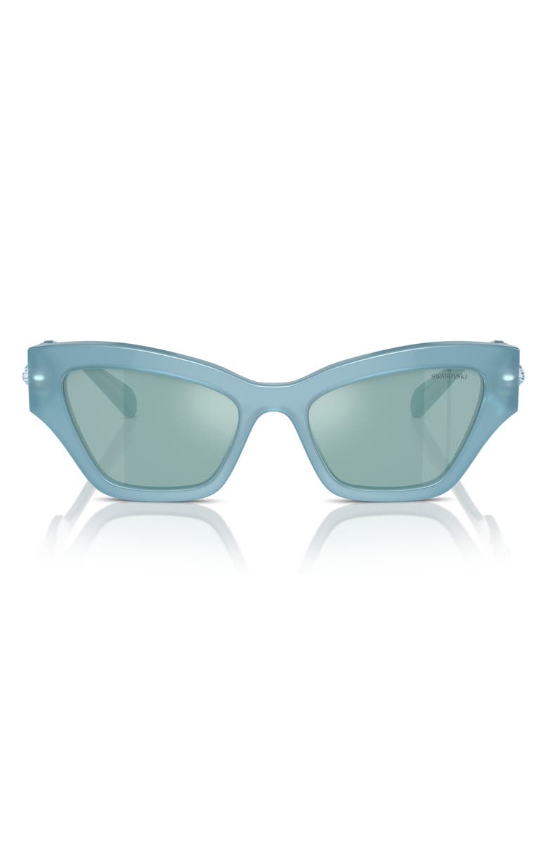 Swarovski Imber 53mm Irregular Sunglasses, Main, color,