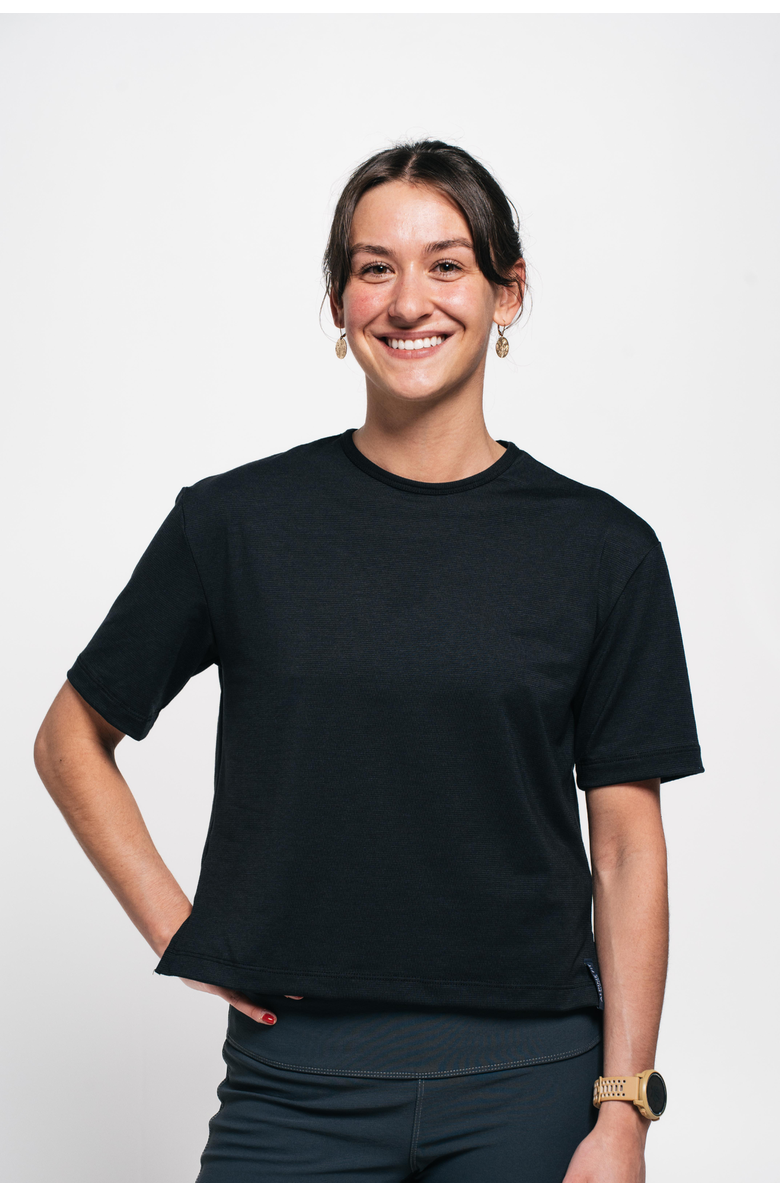Alpine Fit Travel T-Shirt, Main, color, Obsidian Cove Black