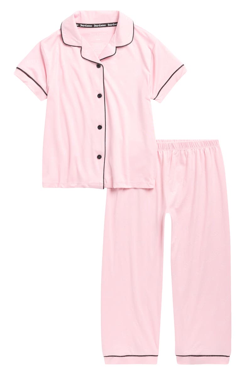 Juicy Couture Kids' Lola Logo 2-Piece Pajamas, Main, color, Lola Logo