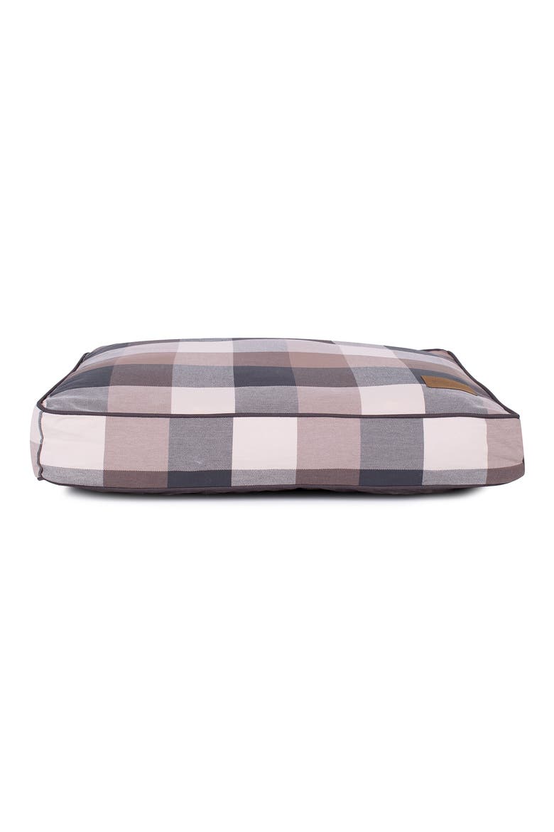 Block Plaid Napper Dog Bed, Main, color, BLOCK PLAID