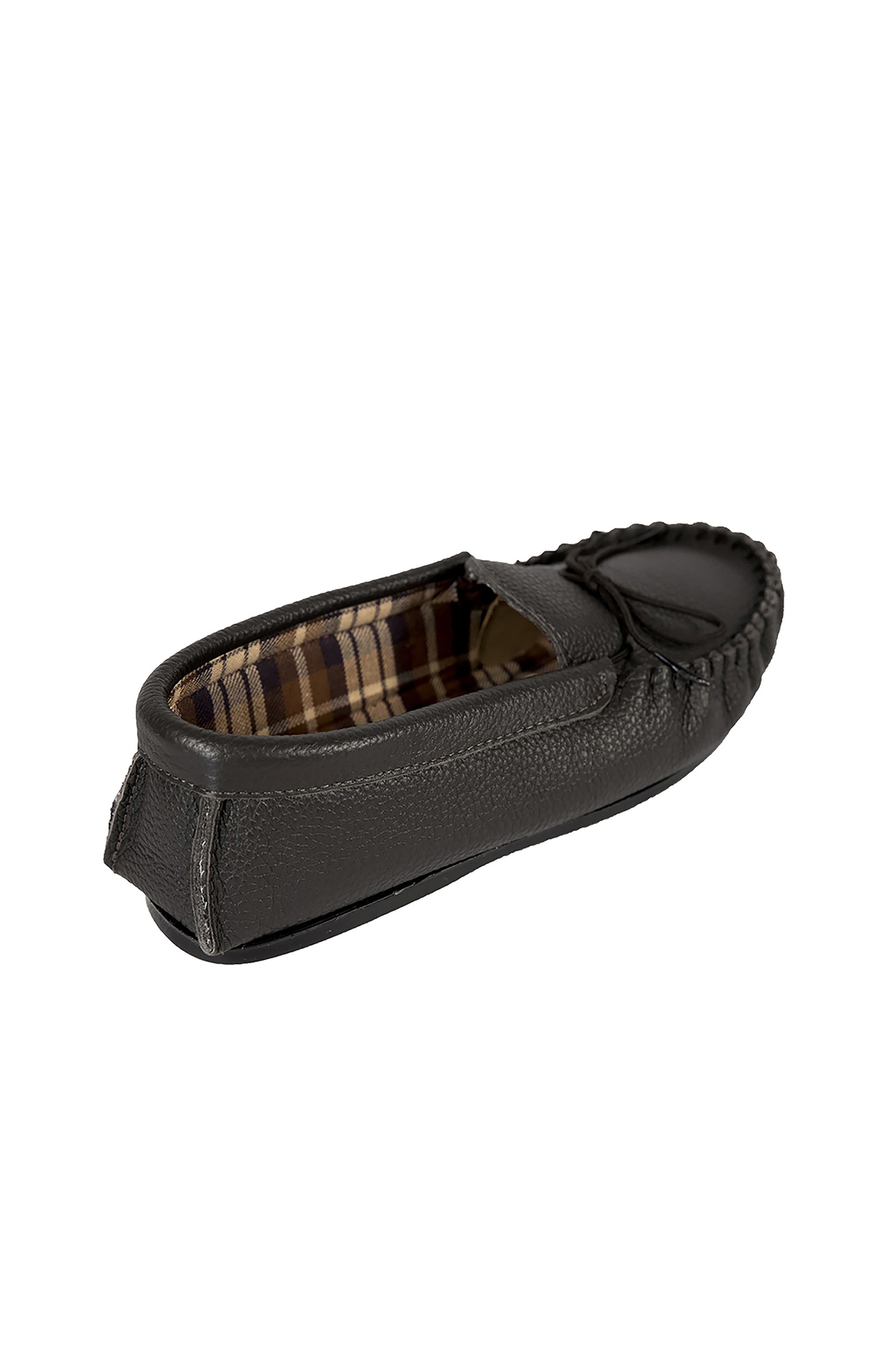 British Golf Moccasins, Alternate, color, DARK BROWN
