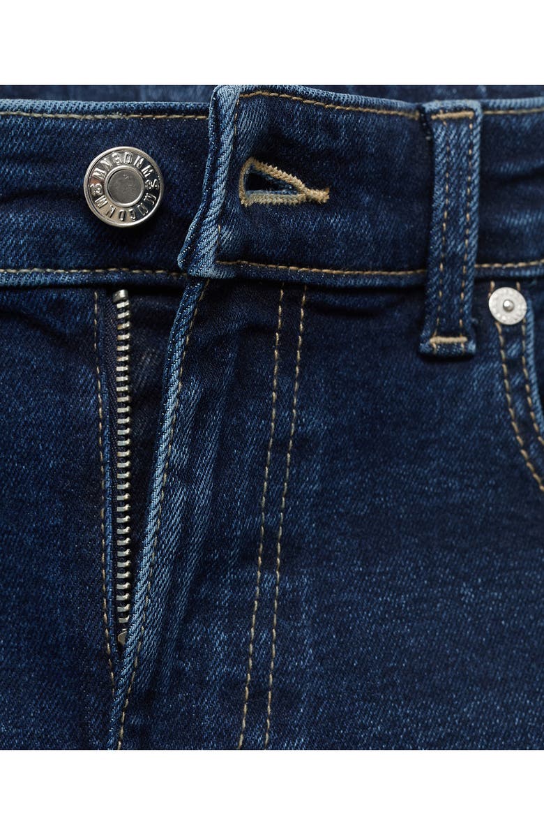 MANGO Sienna Flare Crop Jeans, Alternate, color, Dark Blue