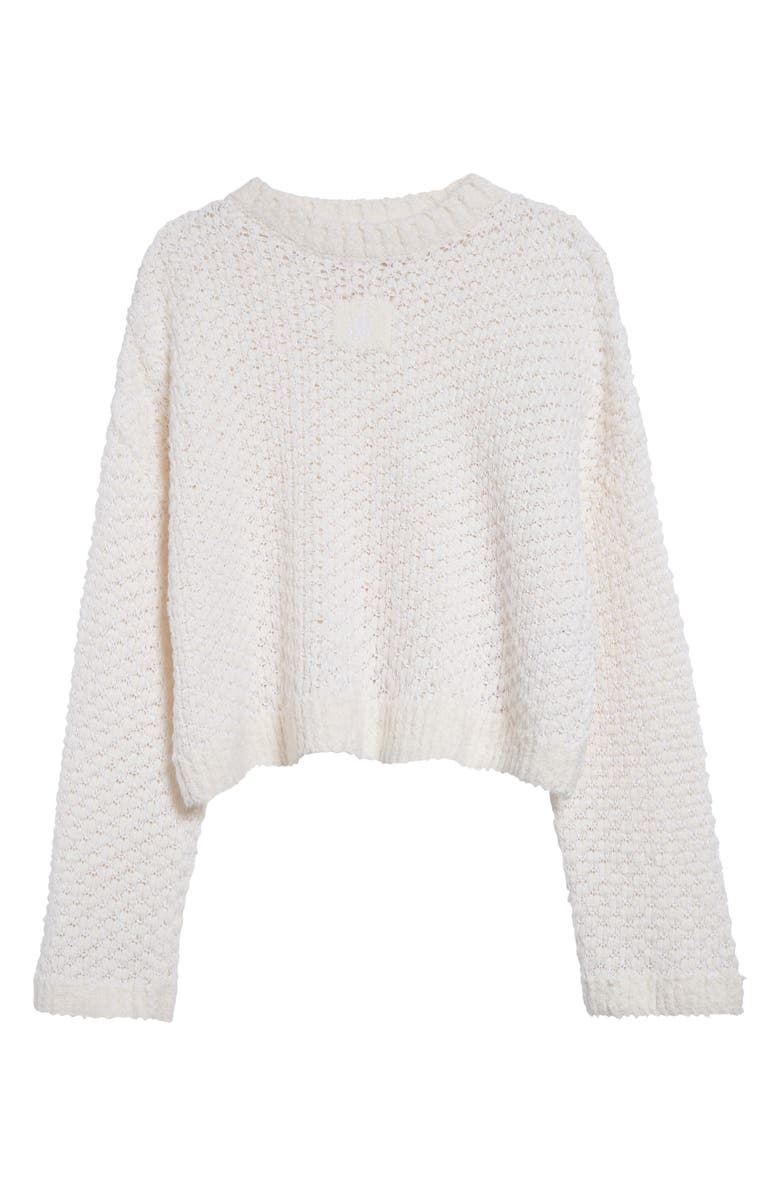 JW Anderson Open Stitch Crop Sweater, Alternate, color, 