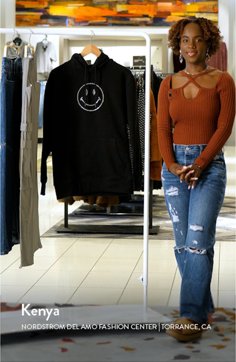 SMILEY<sup>®</sup> Swarovski<sup>®</sup> Crystal Embellished Cotton Hoodie, sales video thumbnail