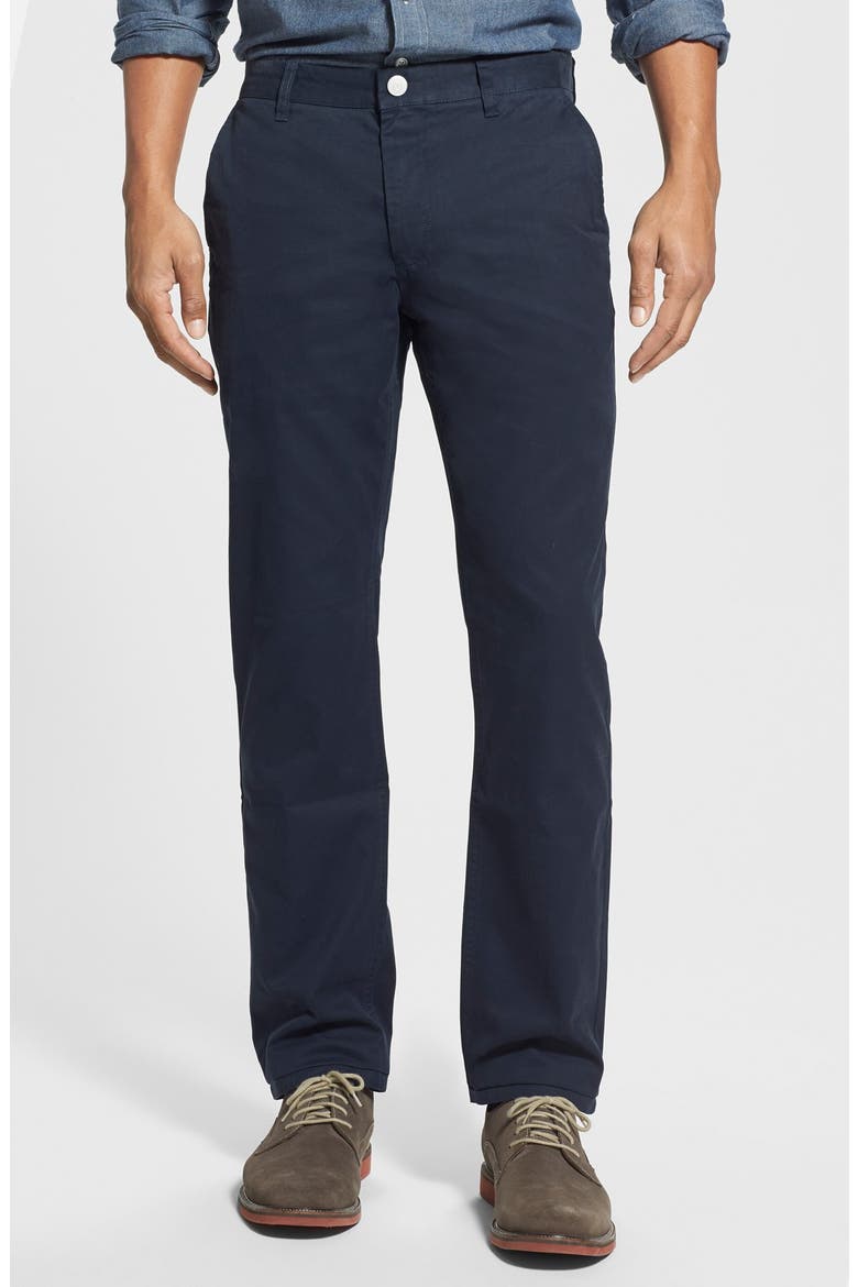 Slim Fit Washed Chinos, Main, color, JET BLUES