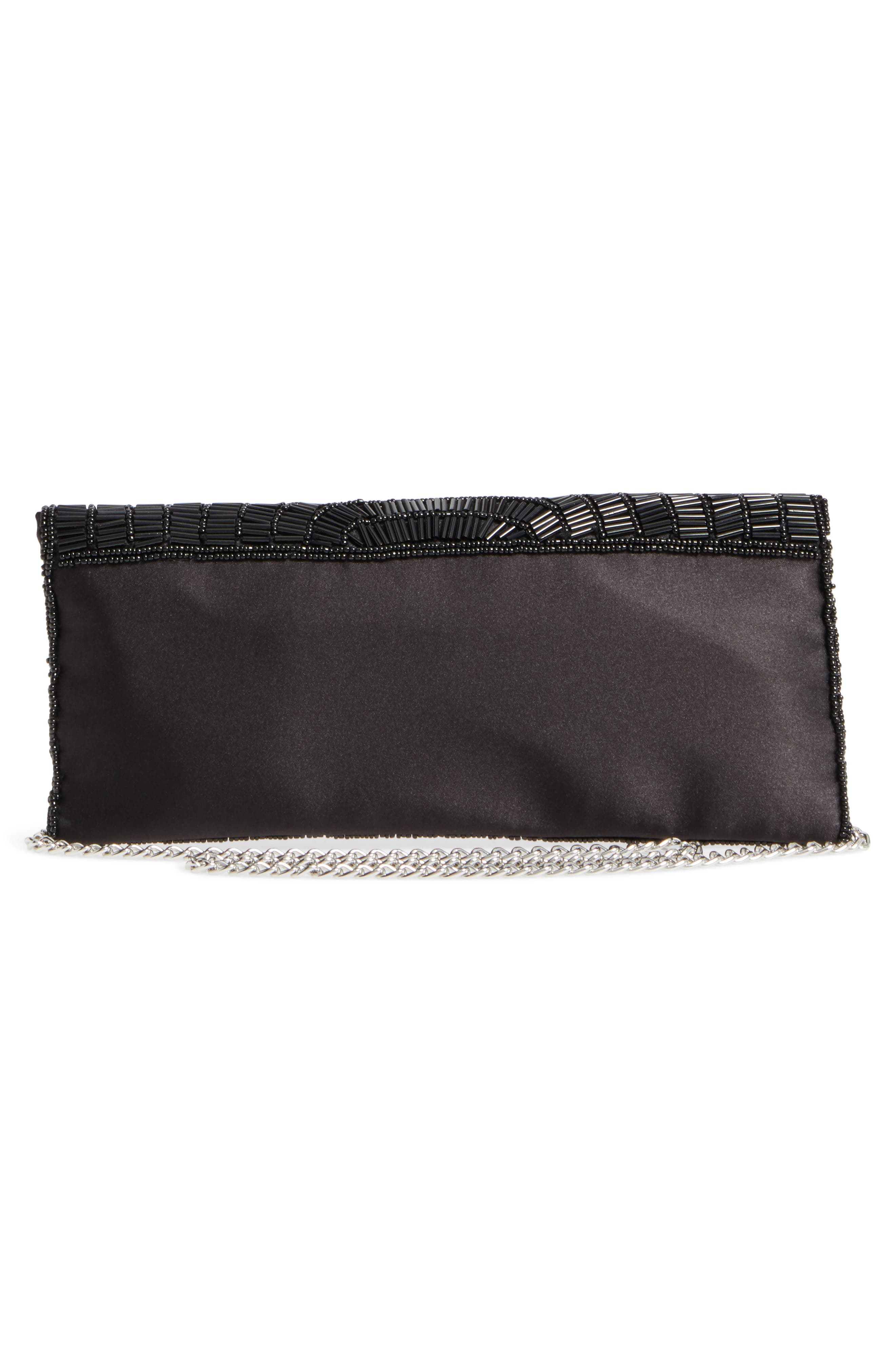 Nina Denelle Beaded Clutch, Alternate, color, 