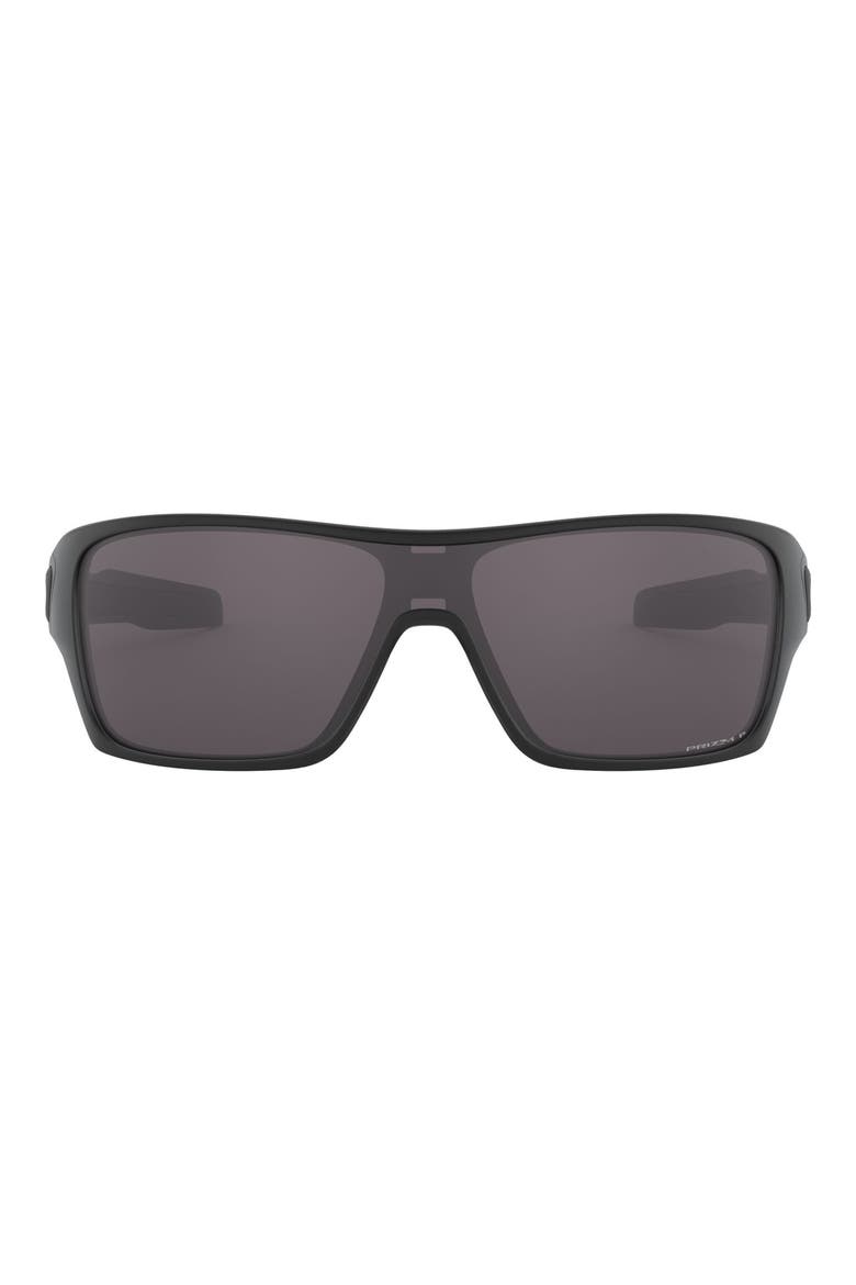 Turbine Rotor 128mm Polarized Shield Sunglasses, Main, color, MATTE BLACK/ PRIZM GREY