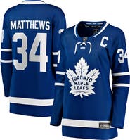 FANATICS Women's Fanatics Auston Matthews Blue Toronto Maple Leafs Captain Patch Home Breakaway Player Jersey