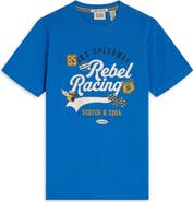 Scotch & Soda Kids' Embroidered Graphic T-Shirt
