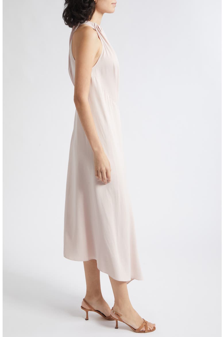Evie Halter Neck Midi Dress, Alternate, color, PALE PINK