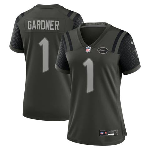 Women's Nike Ahmad Sauce Gardner Gotham Green New York Jets 2025 Rivalries Collection Game Jersey