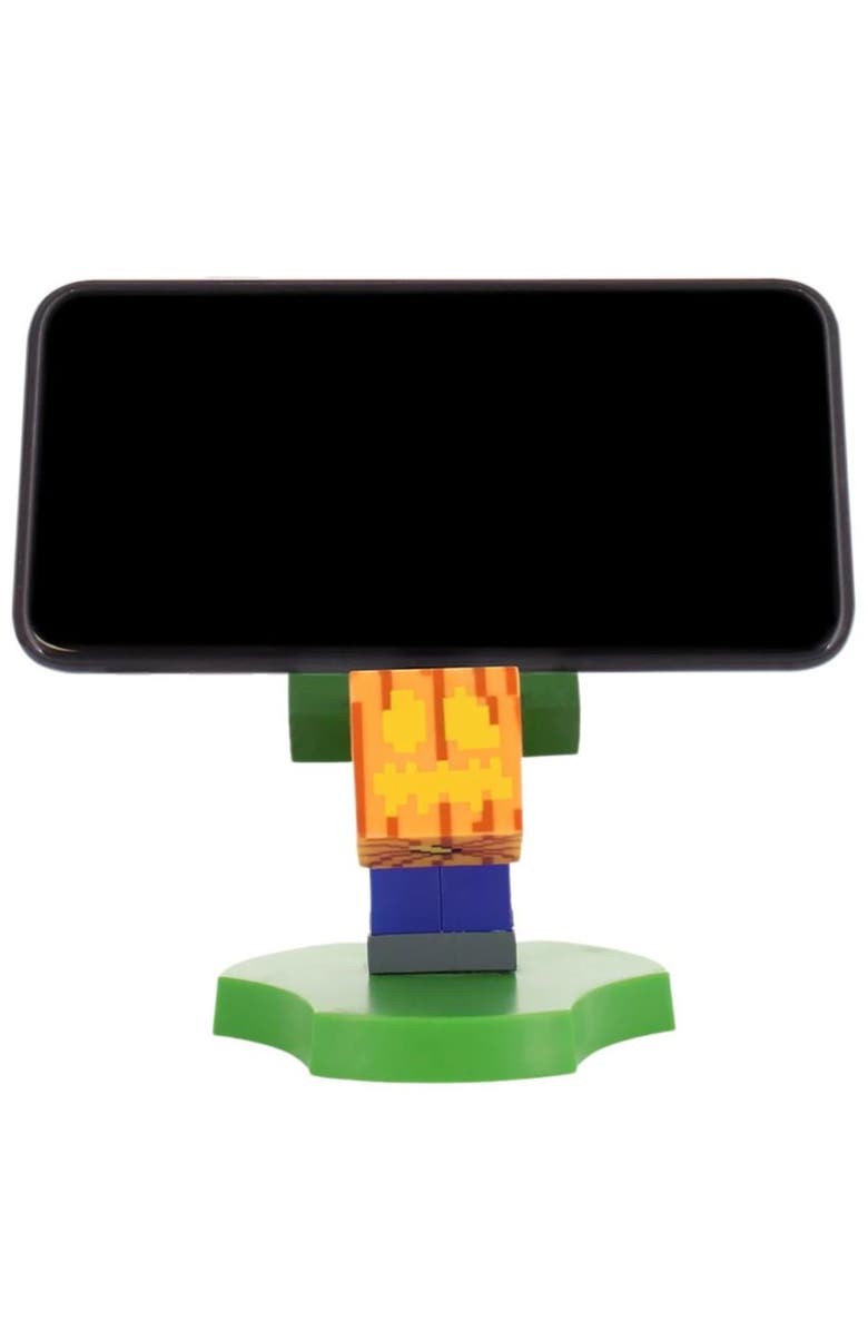 Exquisite Gaming Minecraft 4 Inch Zombie Earbud and Phone Holder, Alternate, color, Multicolored