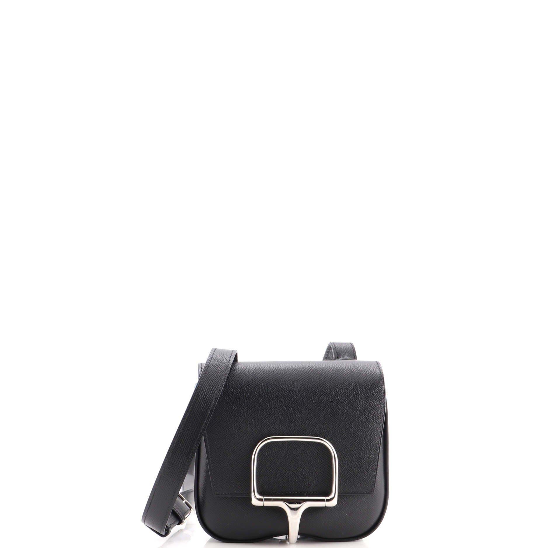 Della Cavalleria Shoulder Bag Epsom Mini, Main, color, Black