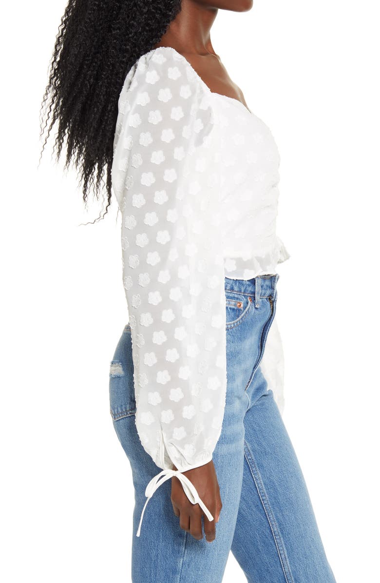 4SI3NNA Hazel Floral Appliqué Top, Alternate, color, 