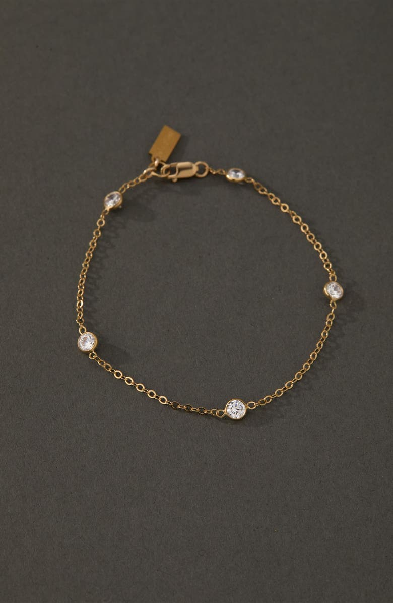 Set & Stones Faye Bracelet, Alternate, color, Gold