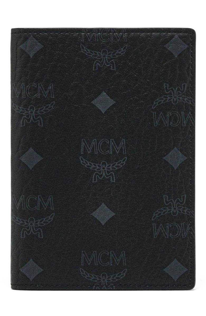 MCM Ottomar Passport Holder in Visetos, Main, color, 