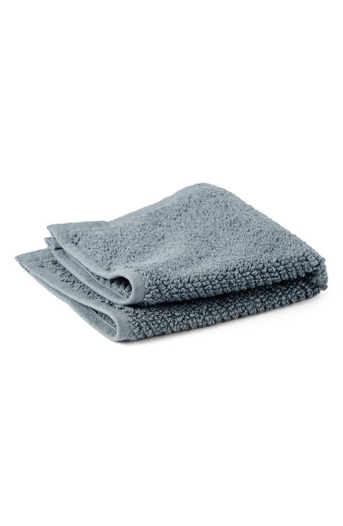 Coyuchi Air Weight® Organic Cotton Washcloth in Gulf 