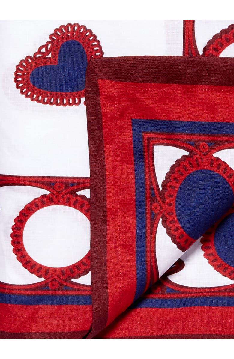 La DoubleJ Medium Tablecloth (180X280) Parnaveg Cuore Multicolor, Alternate, color, Parnaveg Cuore Multicolor