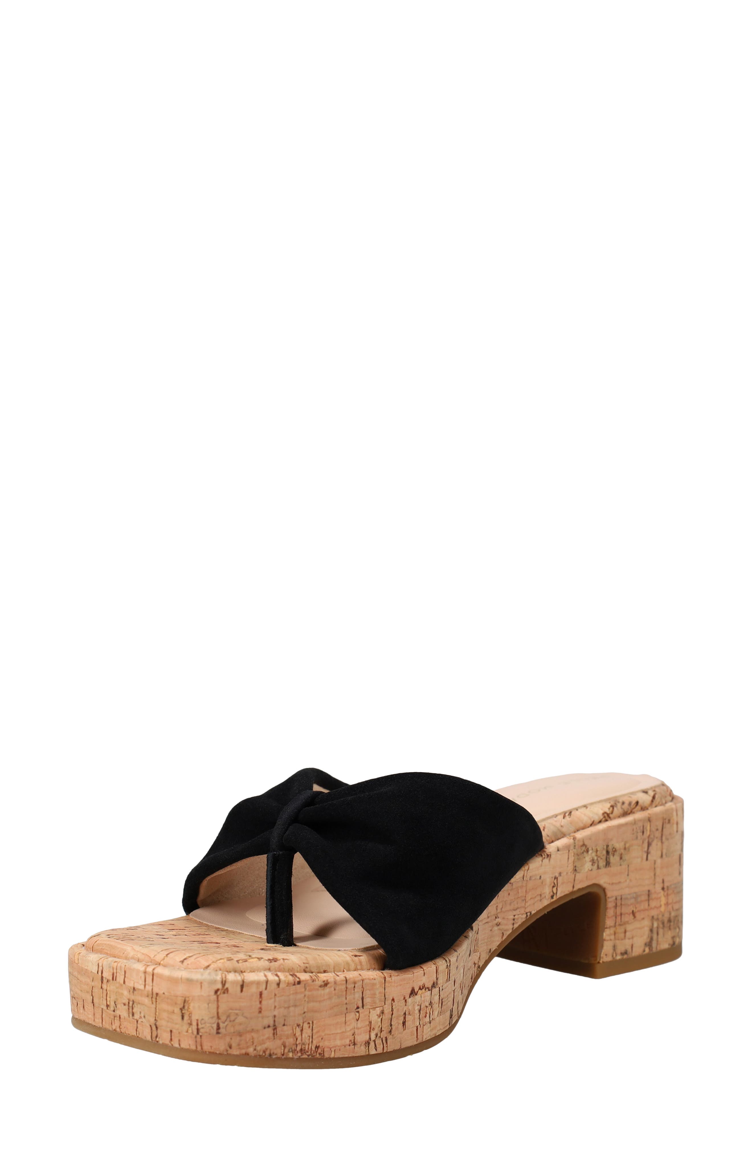 Pelle Moda Bandi Platform Flip Flop, Alternate, color, Black