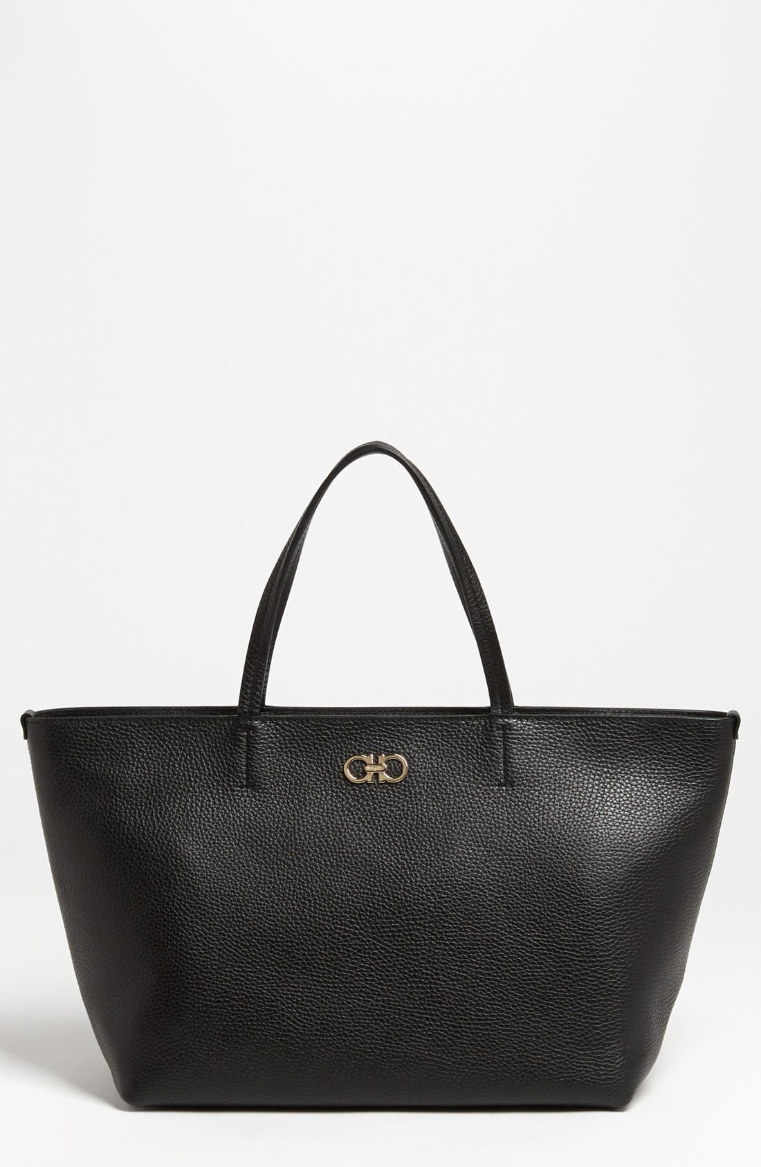 FERRAGAMO Salvatore Ferragamo 'Bice' Leather Tote, Main, color, 