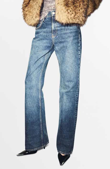 MANGO Low Rise Flare Jeans