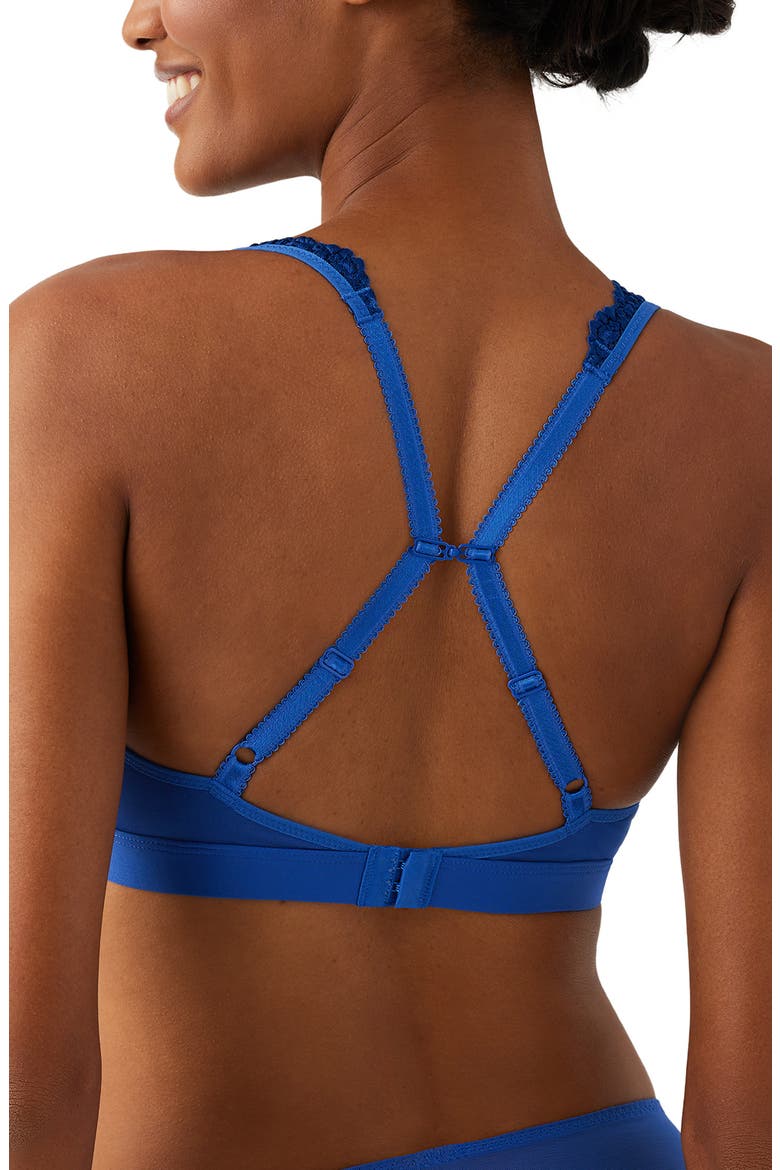 Embrace Lace® Wire Free Bralette, Alternate, color, BEAUCOUP BLUE/ BELLWETHER BLUE