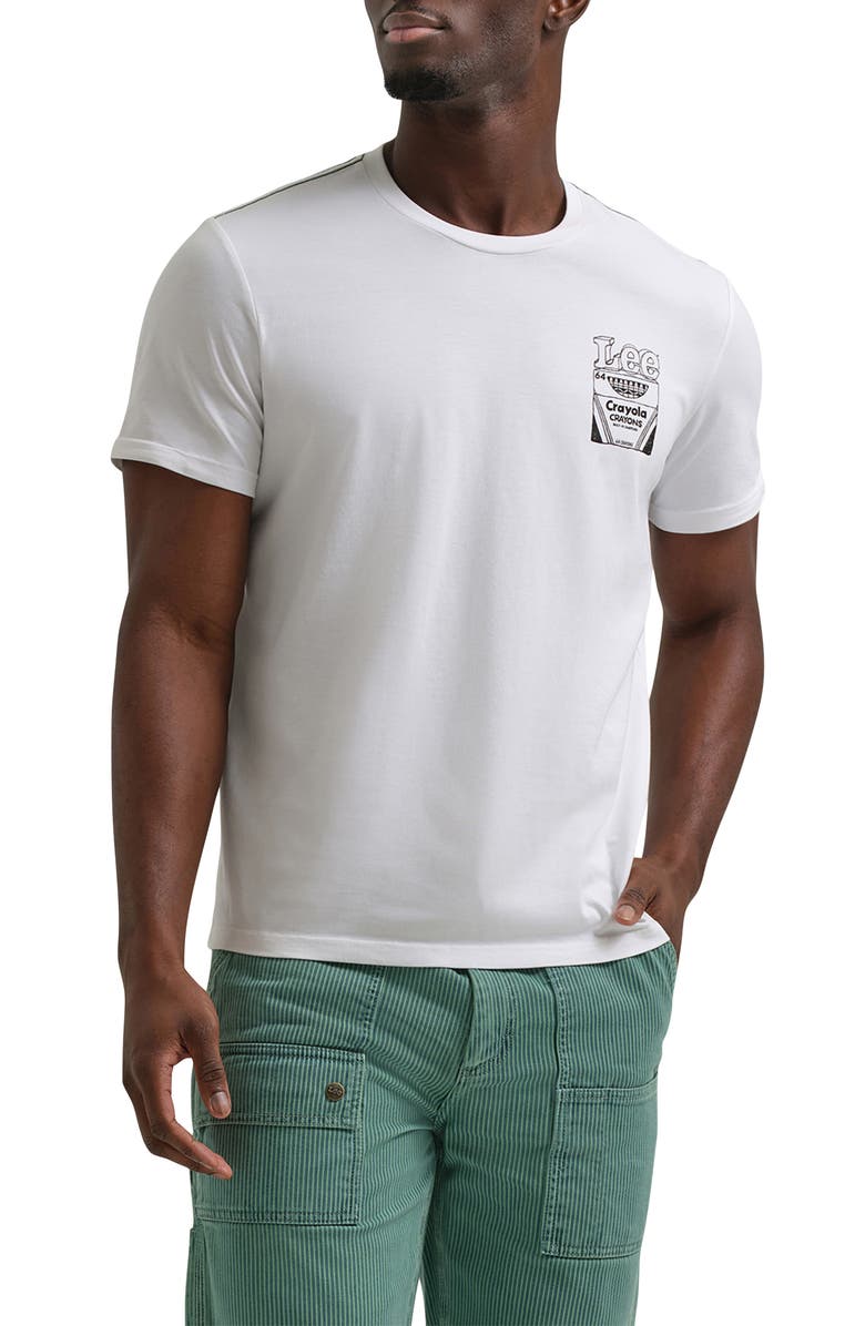 Lee x Crayola Box Graphic T-Shirt, Main, color, Bright White