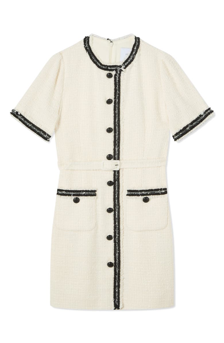 LK Bennett Charlie Dress, Alternate, color, Cream/ Black